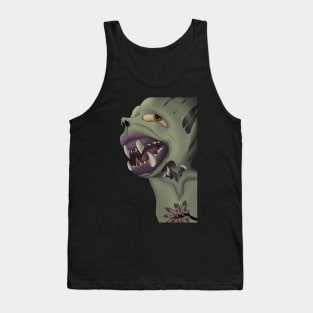 Zombie with fangs Tank Top